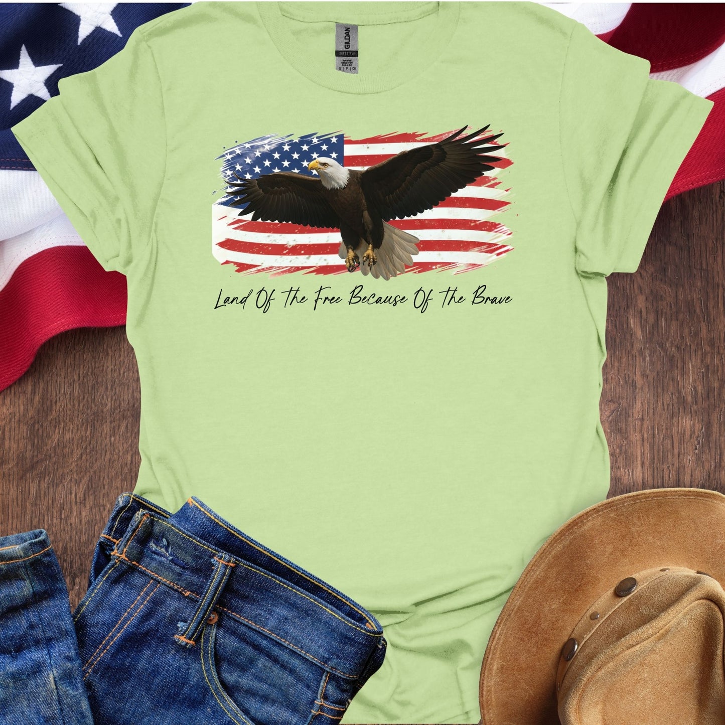 Land Of The Free Because Of The Brave Eagle
