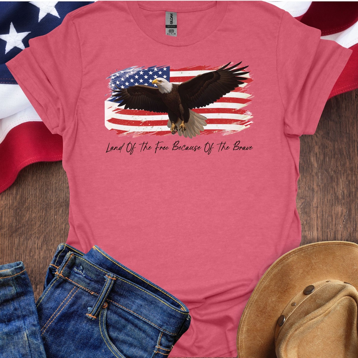 Land Of The Free Because Of The Brave Eagle