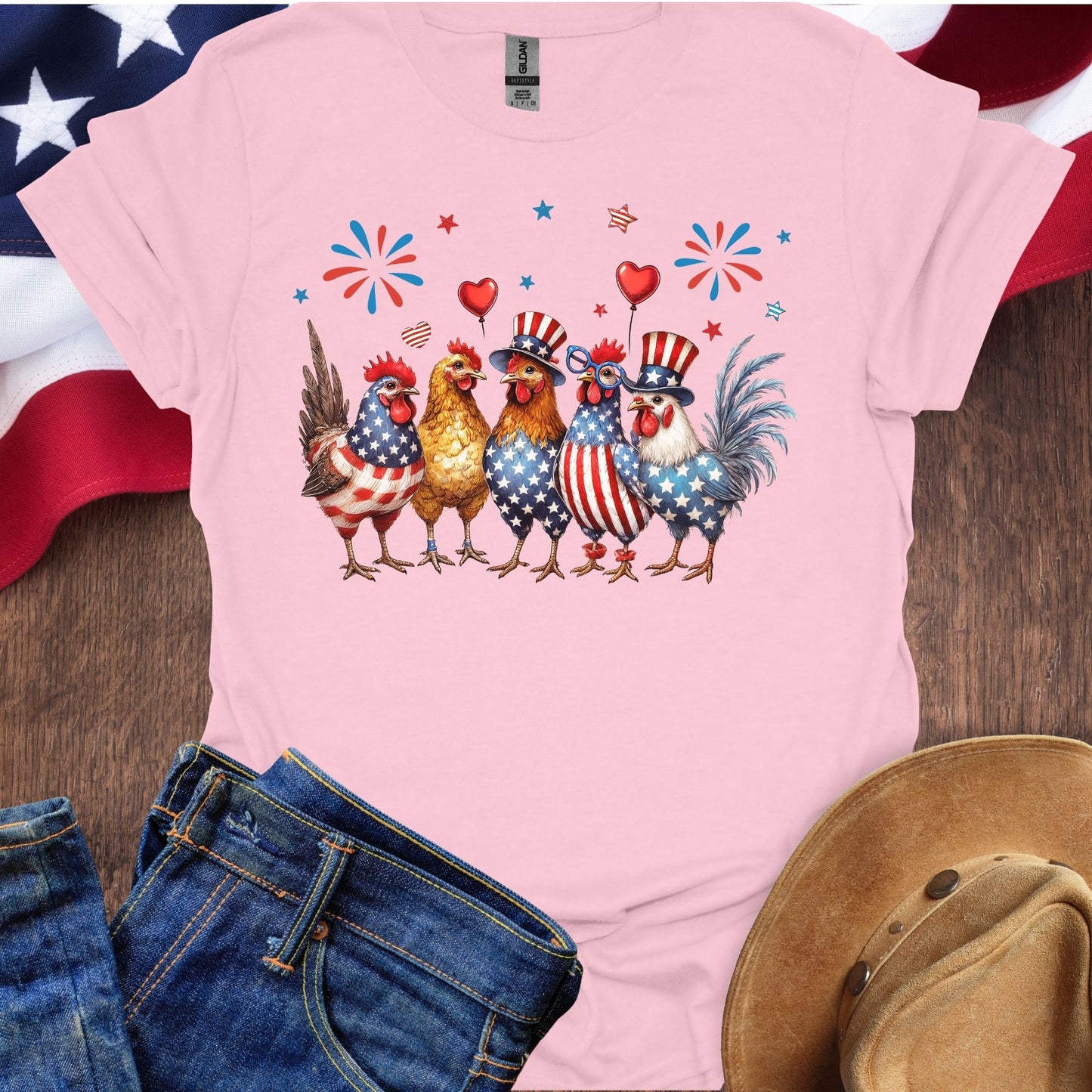 Patriotic Chickens