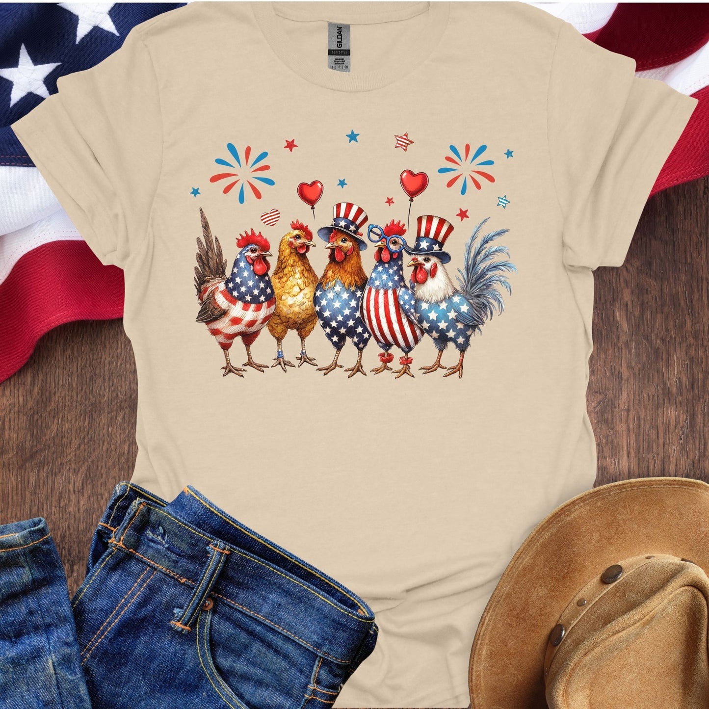 Patriotic Chickens