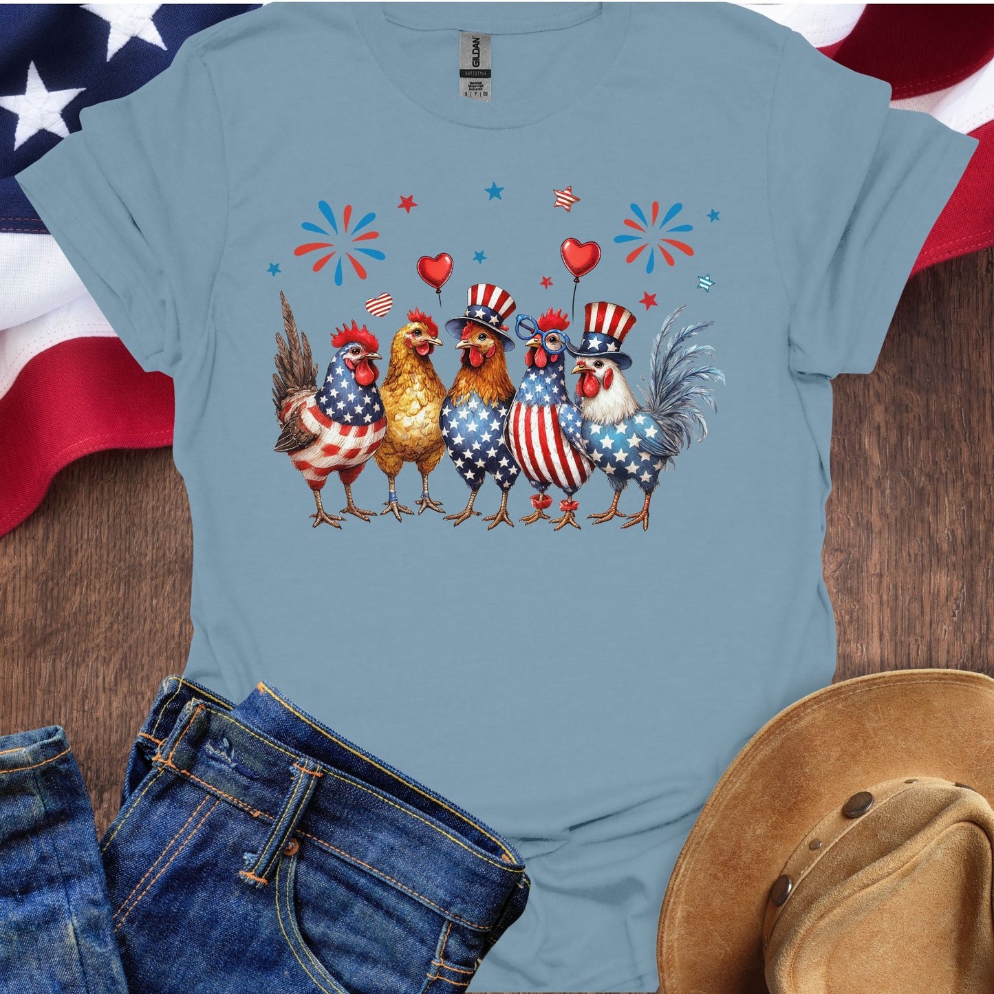 Patriotic Chickens
