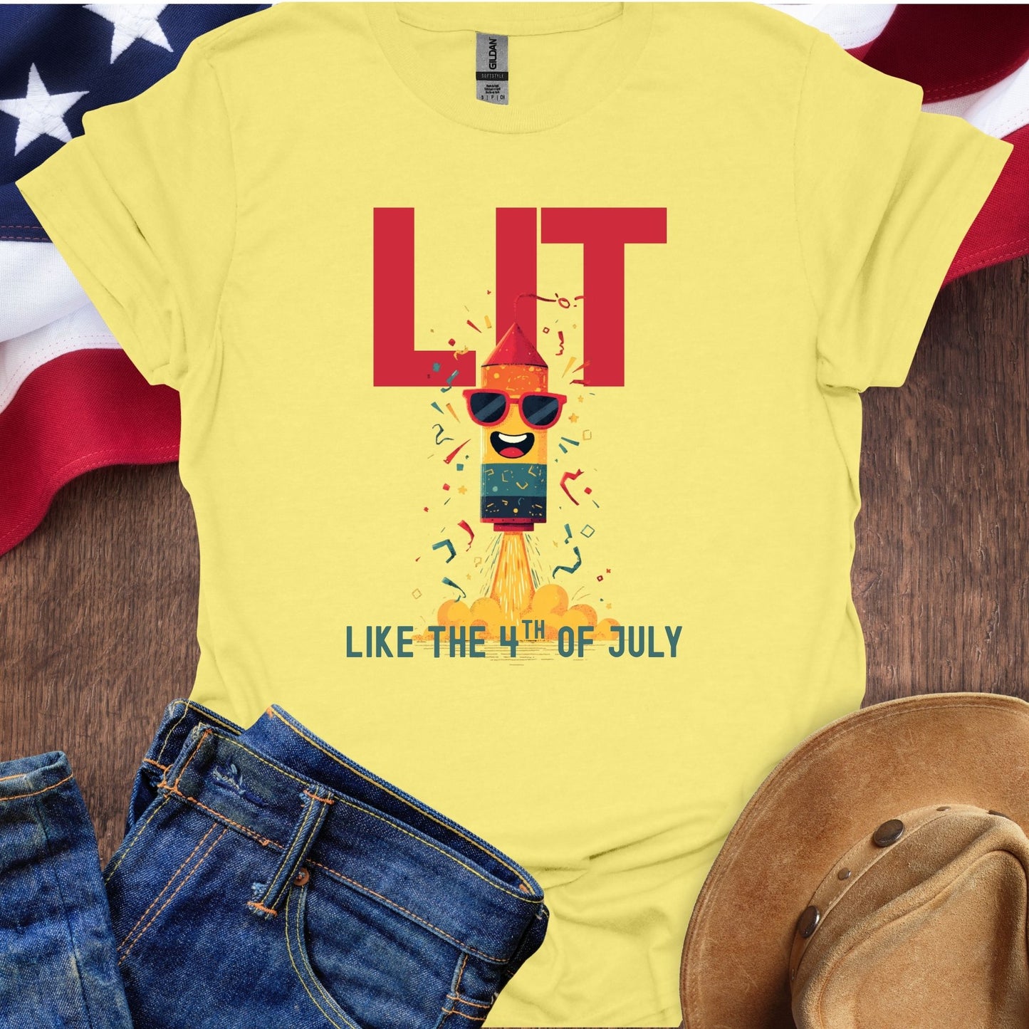 Lit like the 4th of July