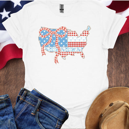 America Flag Ribbon