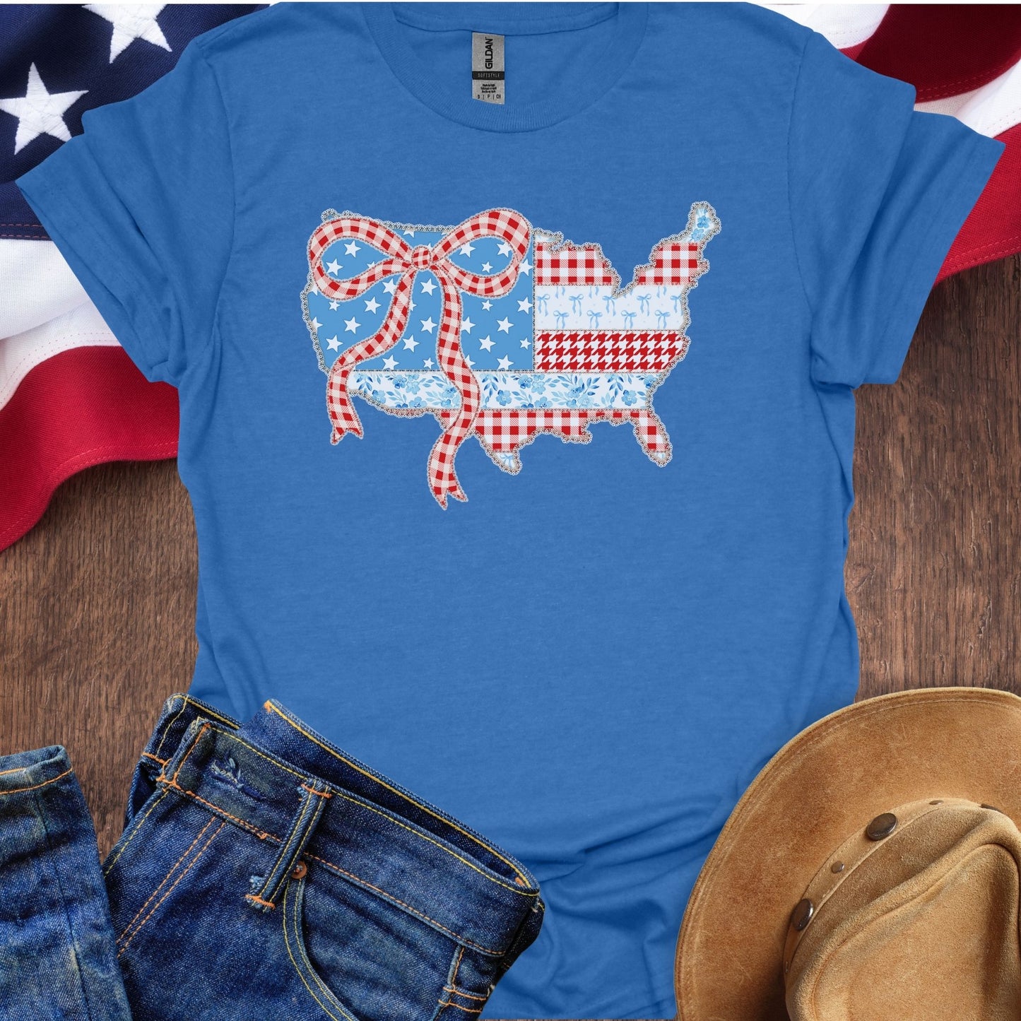America Flag Ribbon