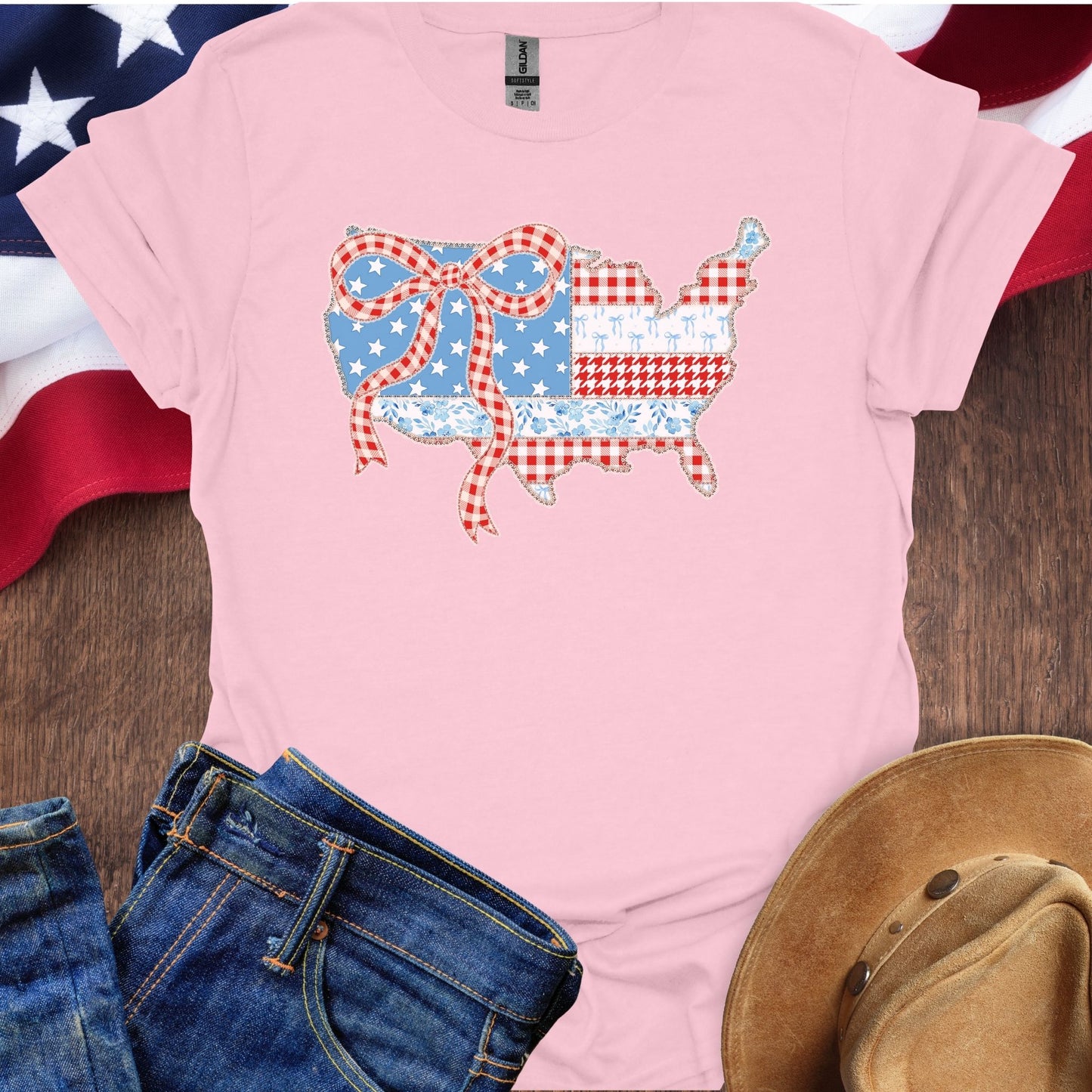 America Flag Ribbon