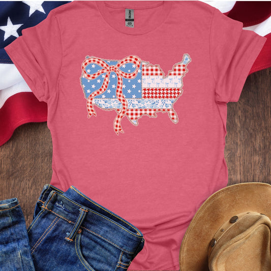 America Flag Ribbon