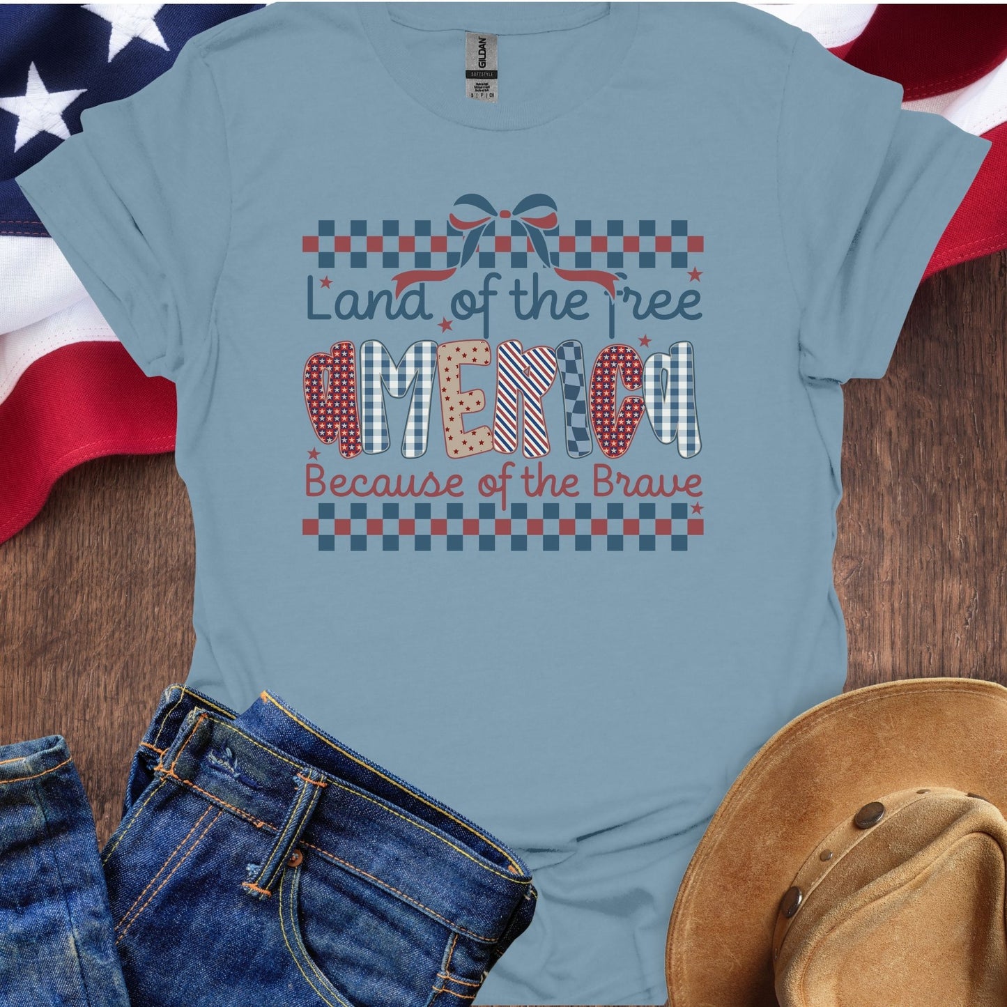 America Land Of The Free Because Of The Brave Patterns