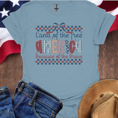 America Land Of The Free Because Of The Brave Patterns