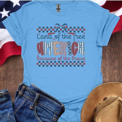 America Land Of The Free Because Of The Brave Patterns