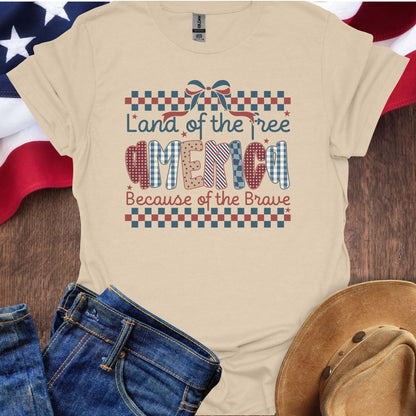 America Land Of The Free Because Of The Brave Patterns