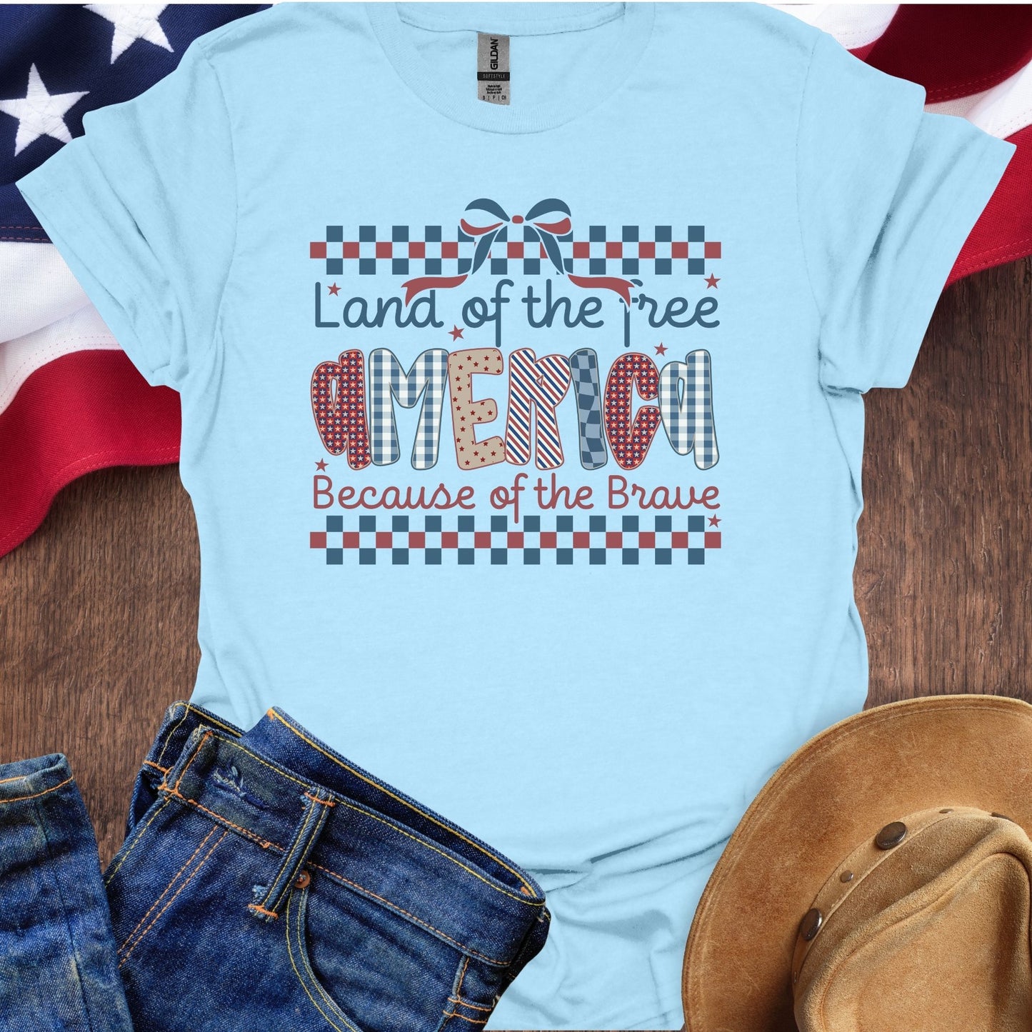 America Land Of The Free Because Of The Brave Patterns