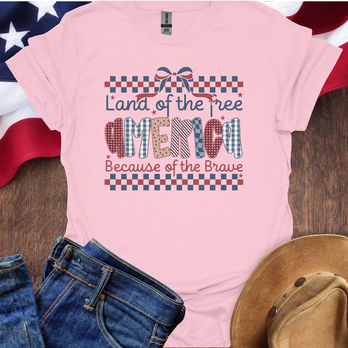 America Land Of The Free Because Of The Brave Patterns