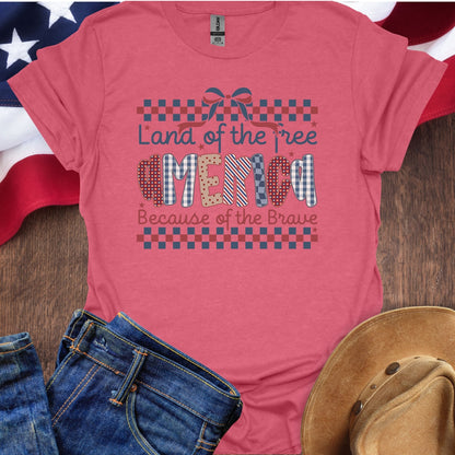 America Land Of The Free Because Of The Brave Patterns