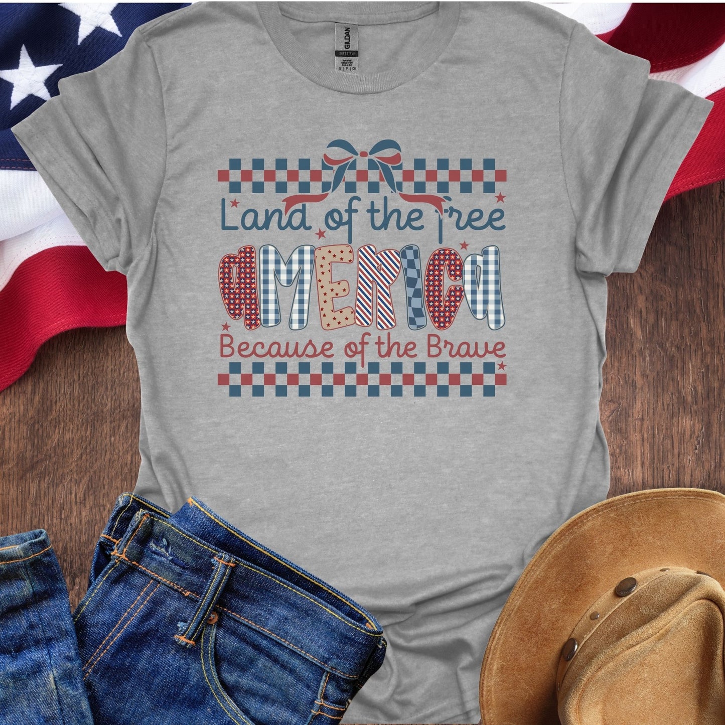 America Land Of The Free Because Of The Brave Patterns