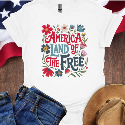 America Land Of The Free Flowers (DPI)