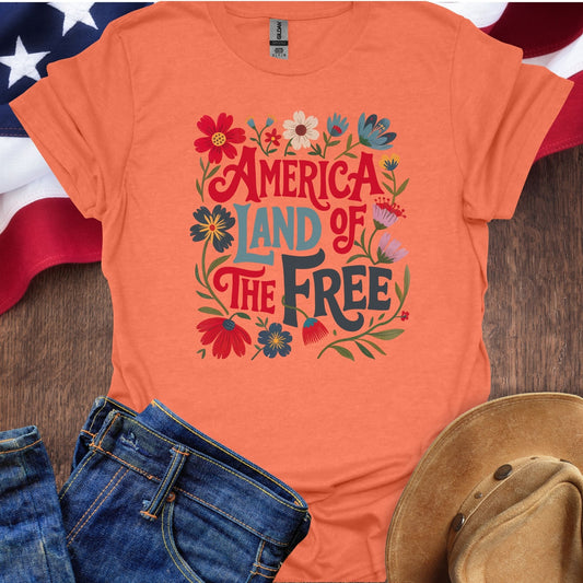 America Land Of The Free Flowers (DPI)