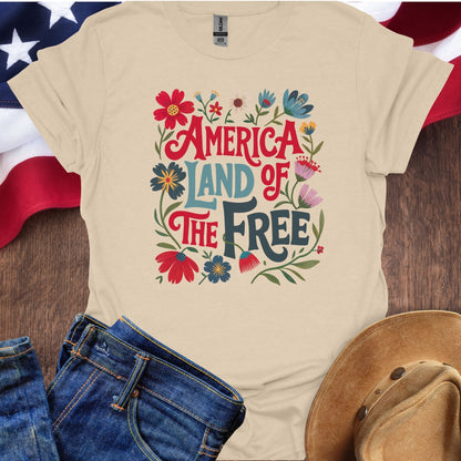 America Land Of The Free Flowers (DPI)