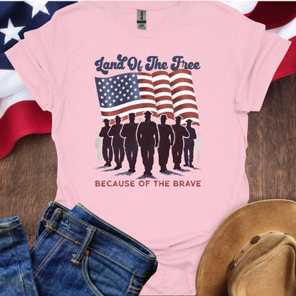 Land of the Free Retro Flag