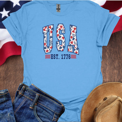 Floral USA Retro