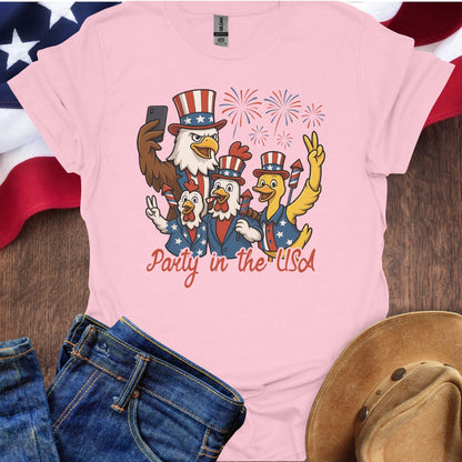 Party in the USA Patriotic Rooster