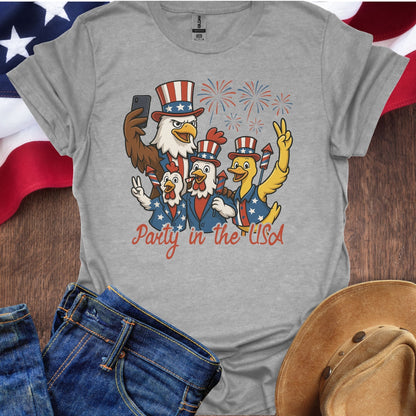 Party in the USA Patriotic Rooster
