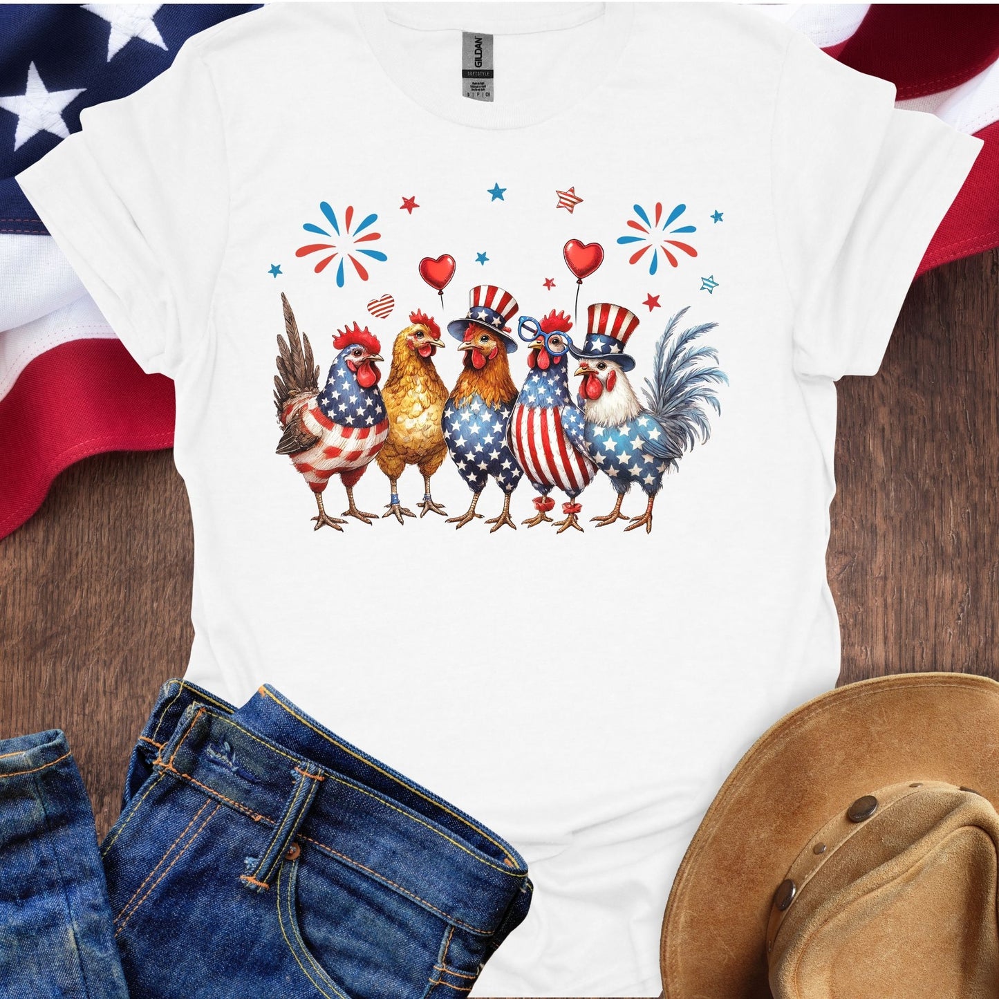 Patriotic Chickens