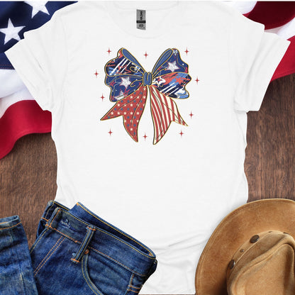 Patriotic Coquette Bow