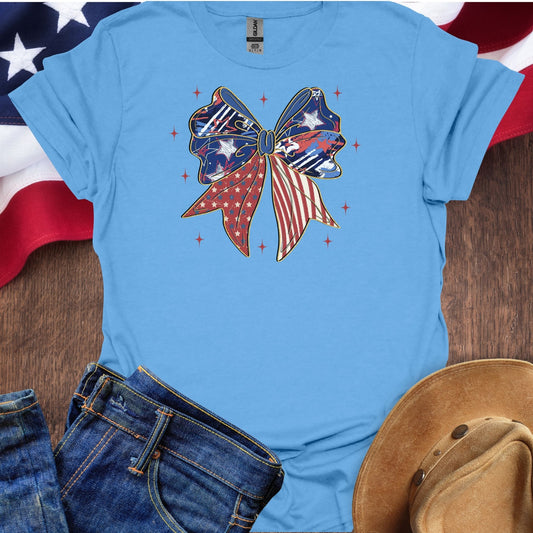Patriotic Coquette Bow