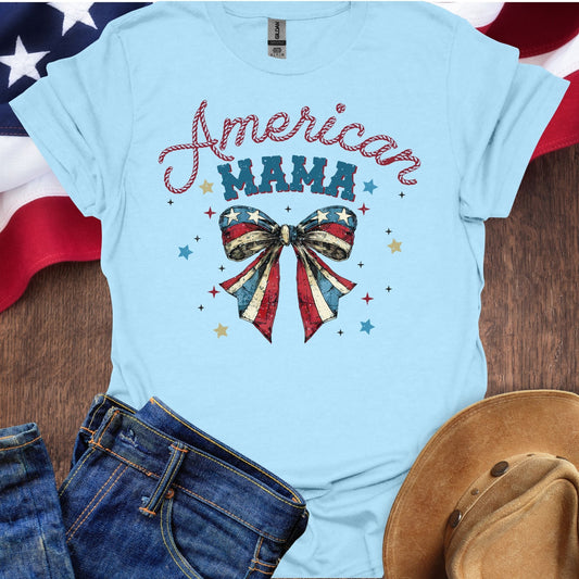 Rustic American Mama Distressed