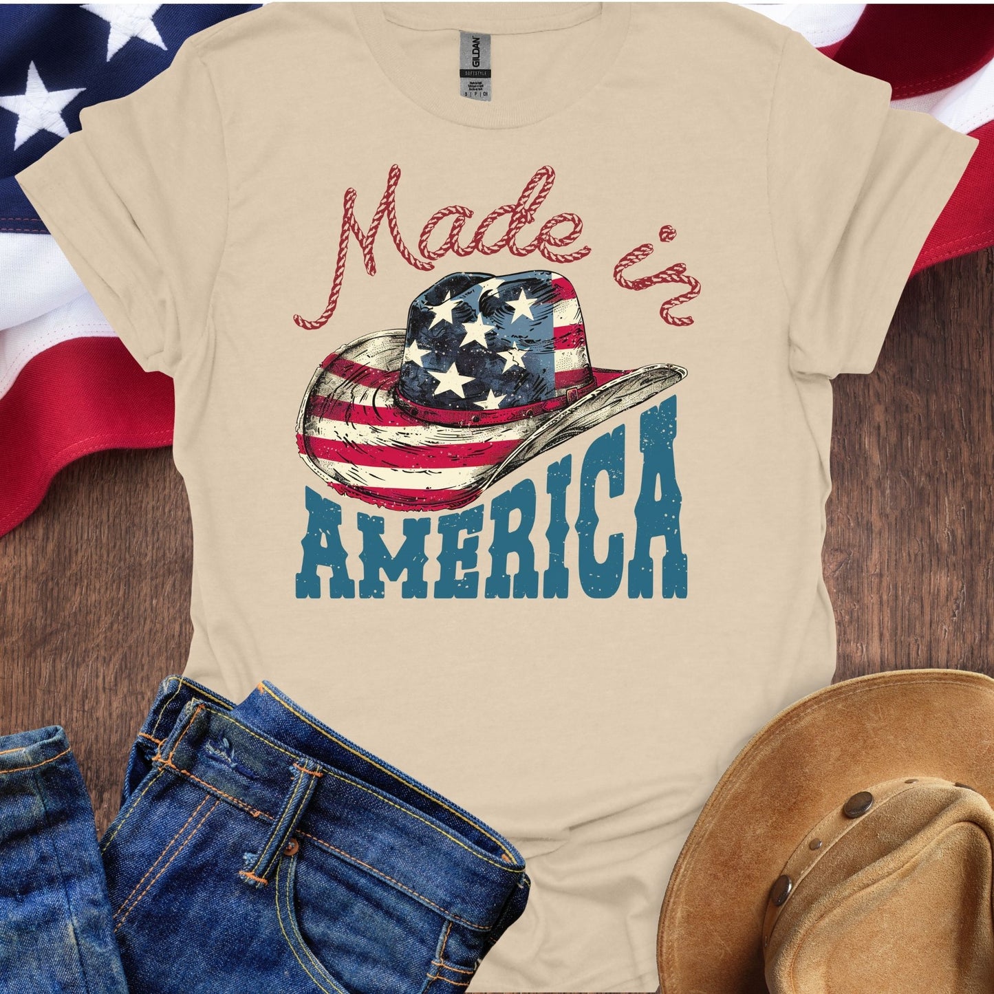Made in America - Rustic Distressed