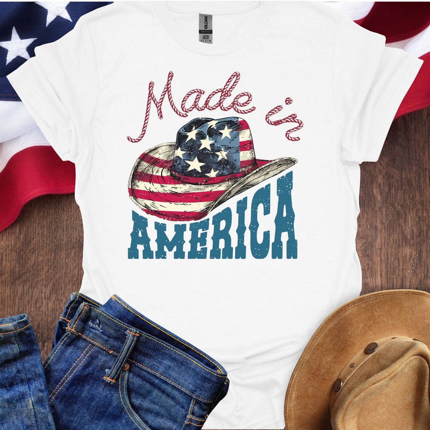 Made in America - Rustic Distressed