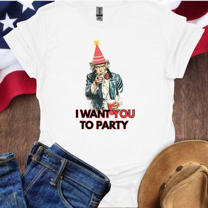 I Want YOU To Party