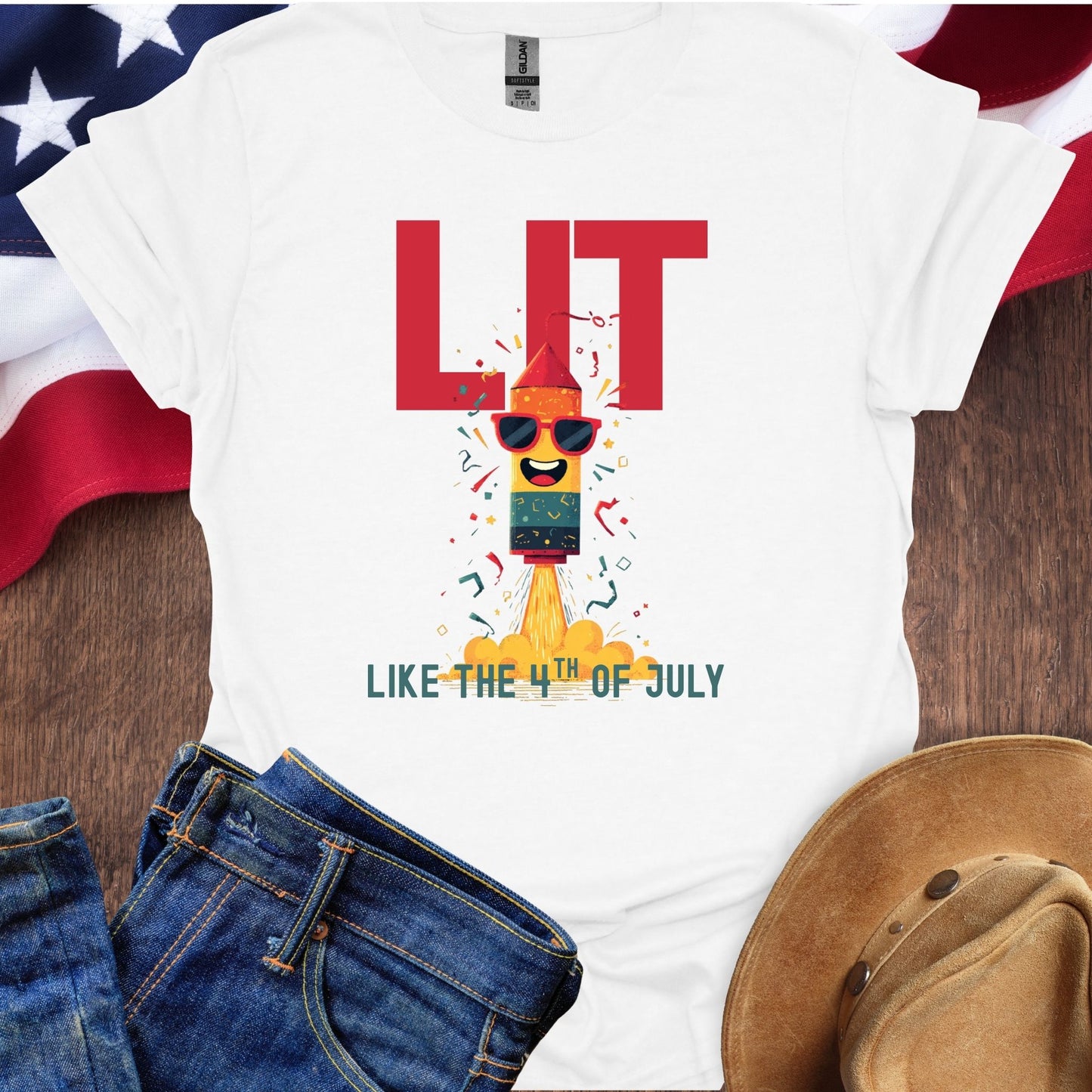 Lit like the 4th of July