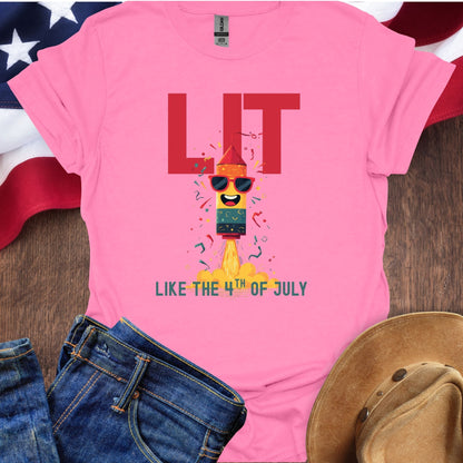 Lit like the 4th of July