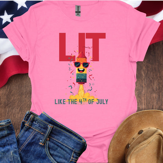 Lit like the 4th of July