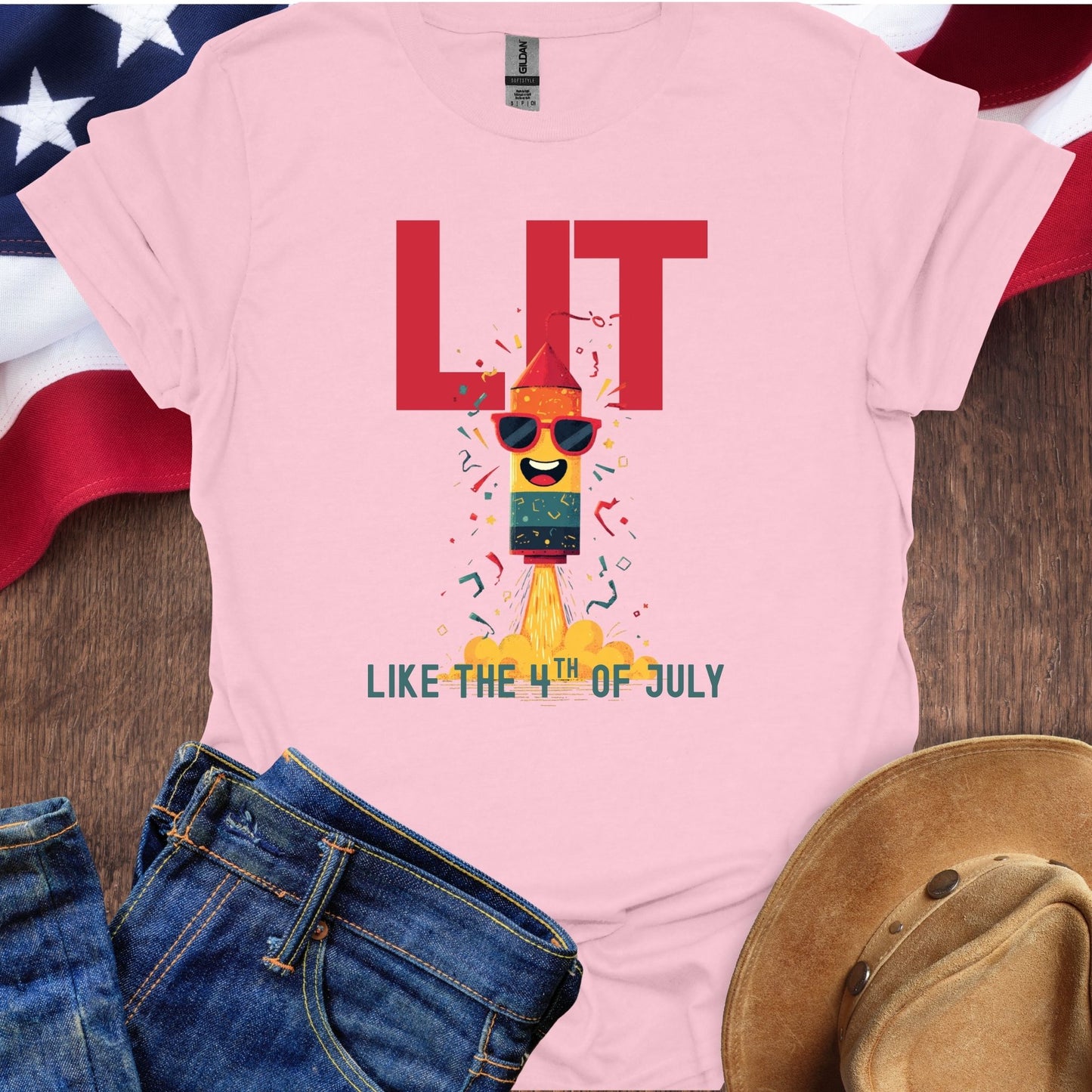 Lit like the 4th of July