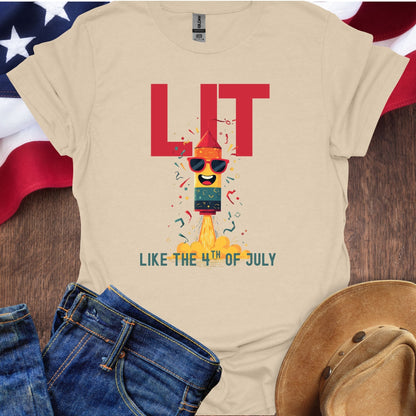 Lit like the 4th of July