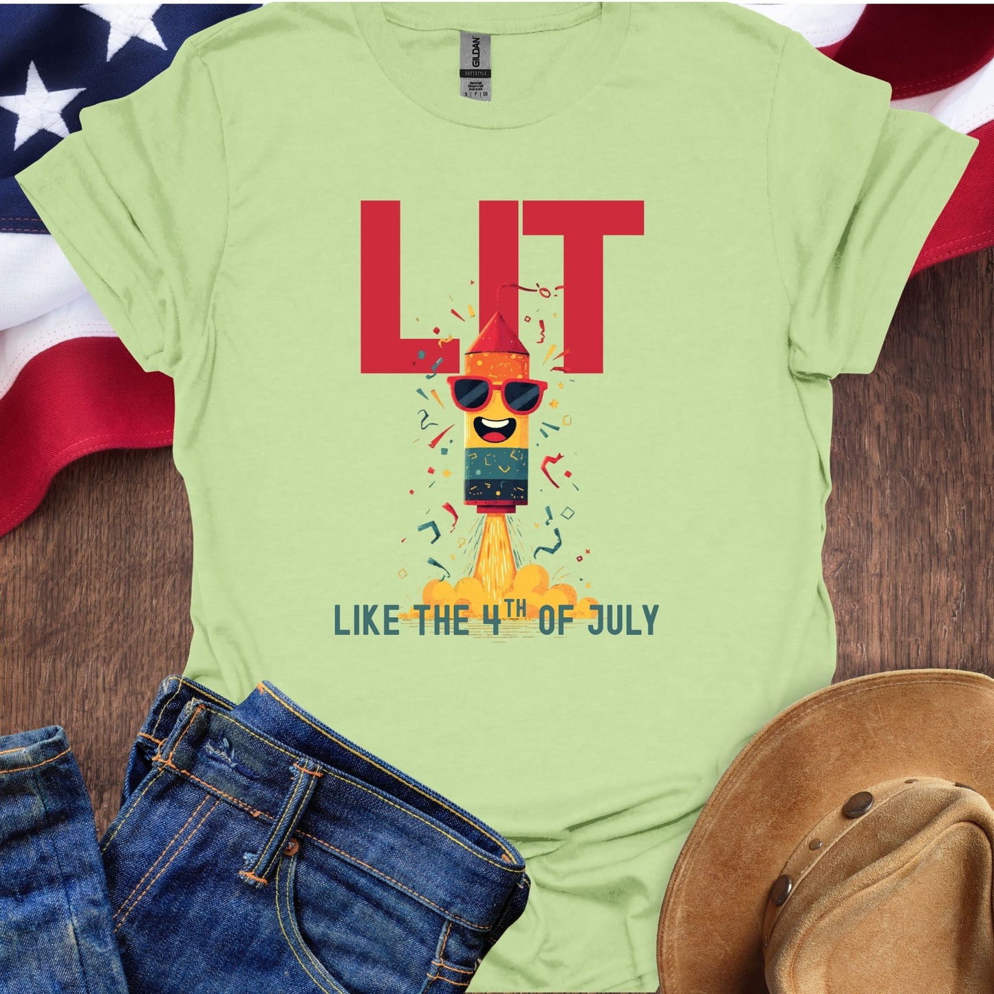 Lit like the 4th of July
