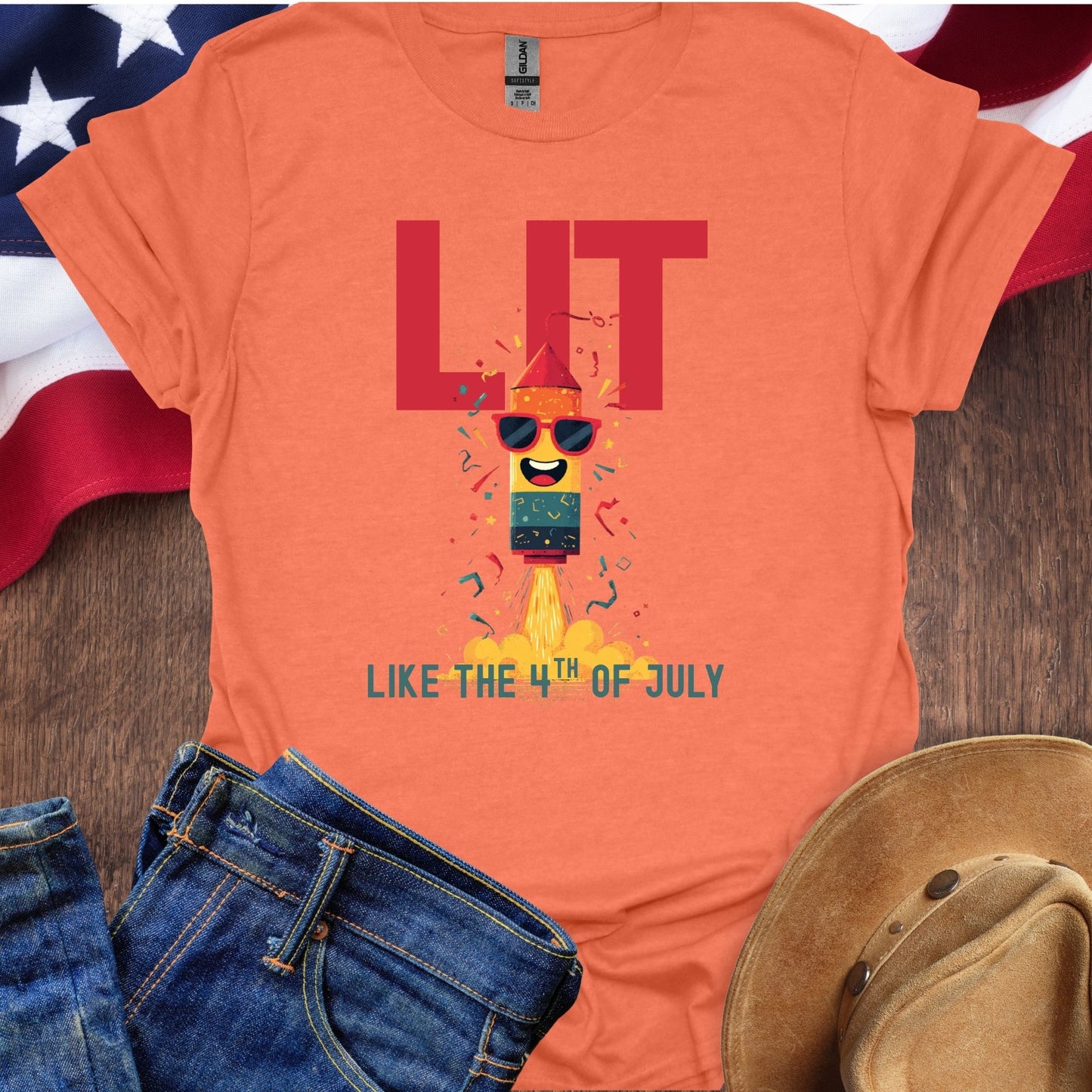 Lit like the 4th of July