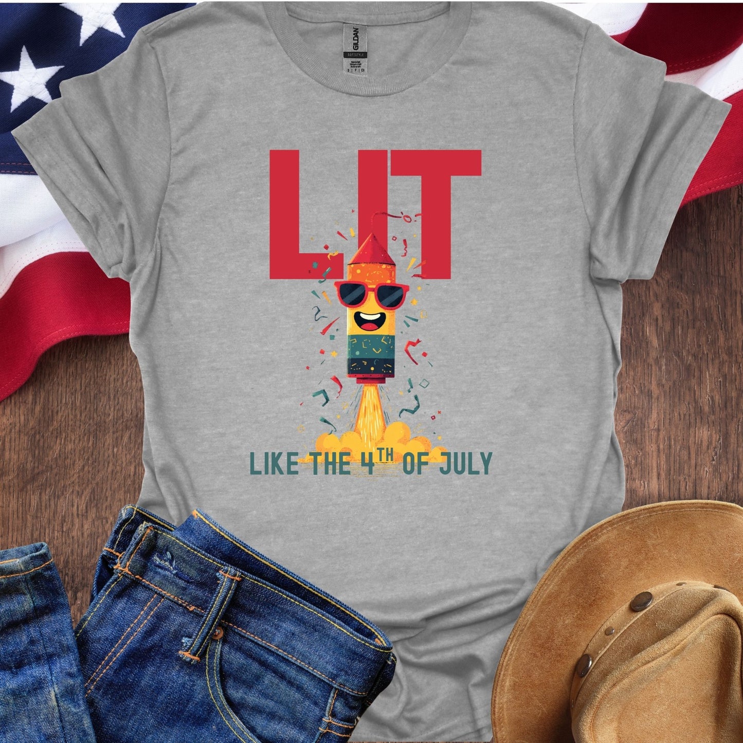 Lit like the 4th of July